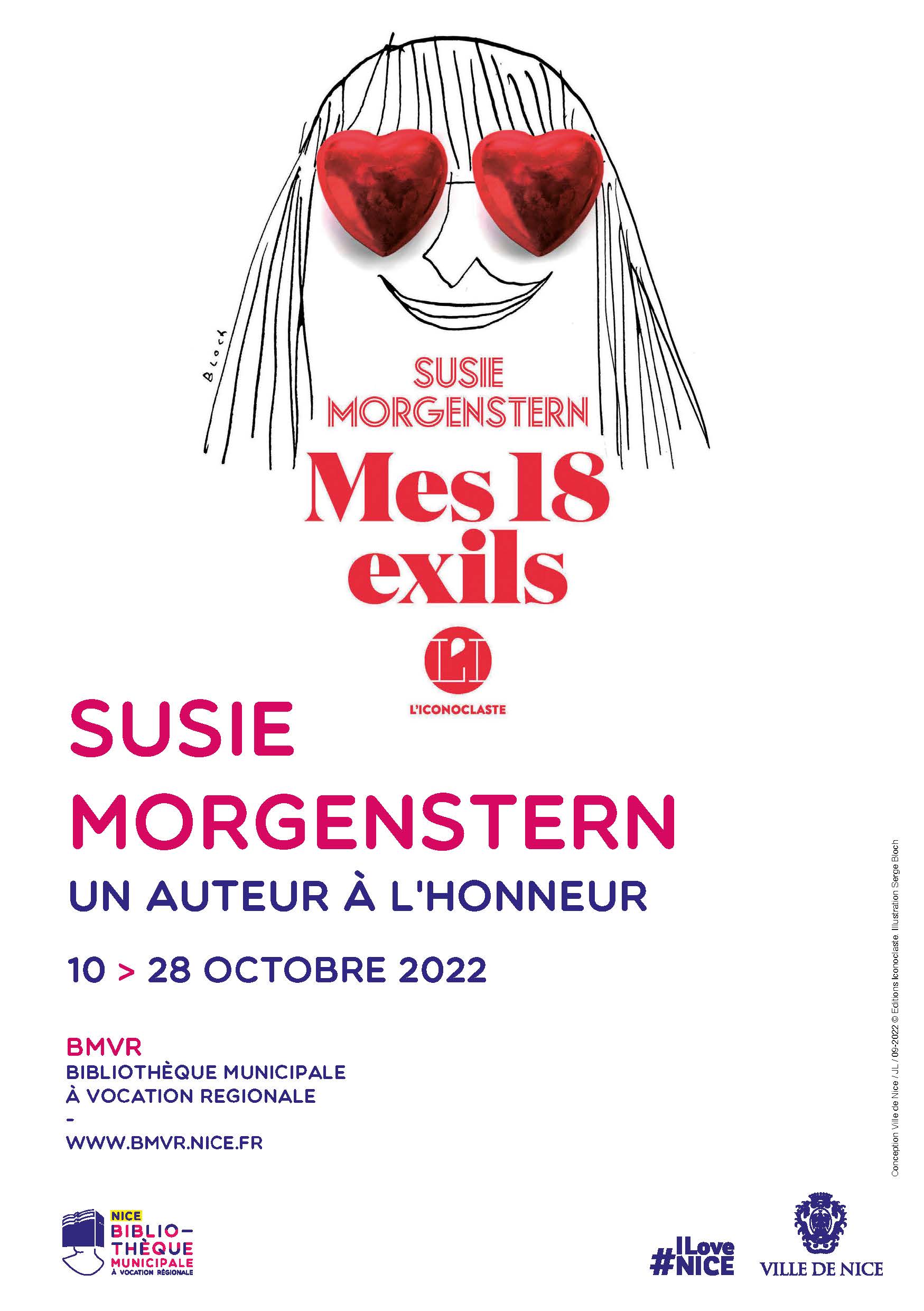 affiche de l'hommage à Susie Morgenstern